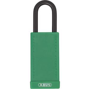 ABUS 74LB/40 KD GREEN Lockout Vorhängeschloss Green Key Different | AG6DBX 35MD46