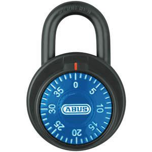 ABUS 78/50 blaues Zahlenschloss vorne schwarz/silber | AG9CFR 14J902