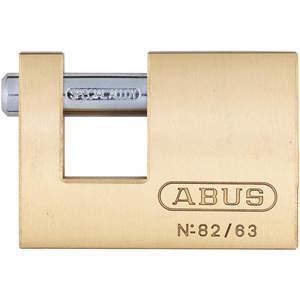 ABUS 82/63 KA U-förmiges Vorhängeschloss mit Schlüssel, 9/16 Zoll H gleich | AD2RAZ 3TMU6