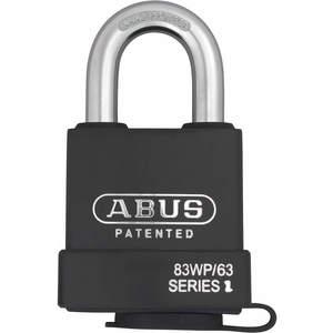 ABUS 83WP/63 KD Vorhängeschloss mit Schlüssel, verschiedene 2-1/2 Breiten | AJ2JWF 6WNX9