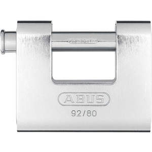 ABUS 92/80 KA U-förmiges Vorhängeschloss-Set mit Schlüssel, 9/16 Zoll gleich | AD2RBH 3TMV7
