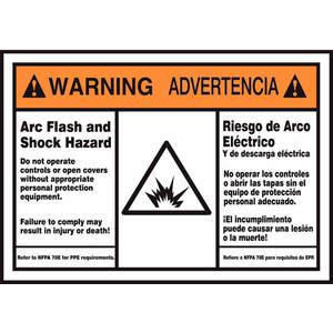 ACCUFORM SIGNS CELC386 Etikett 3-1/2 x 5 Warnung vor Lichtbogengefahr | AC6THY 36A923