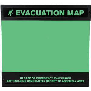 ACCUFORM SIGNS DTA239 Evacuation Map Holder 11 Inch x 17 Inch | AF6LEV 19TZ55