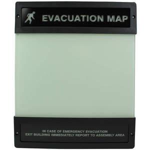 ACCUFORM SIGNS DTA240 Evacuation Map Holder 8-1/2 Inch x 11 Inch | AF6LER 19TZ52
