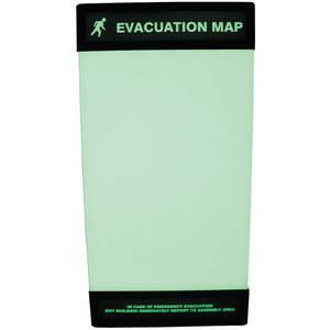 ACCUFORM SIGNS DTA242 Evacuation Map Holder 17 Inch x 11 Inch | AF6LEX 19TZ57
