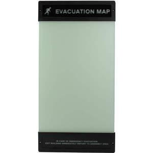 ACCUFORM SIGNS DTA243 Evacuation Map Holder 17 Inch x 11 Inch | AF6LEW 19TZ56