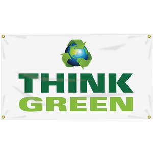 ACCUFORM SIGNS MBR461 Banner Think Green (earth) 24 x 48 Inch | AC4XGB 31A692