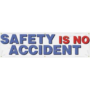 ACCUFORM SIGNS MBR805 Banner Safety Is No 28 x 96 Zoll | AC4XJY 31A759