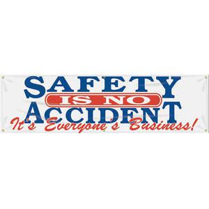 ACCUFORM SIGNS MBR824 Banner „Sicherheit ist kein Unfall“ 28 x 96 Zoll | AC4XJL 31A748