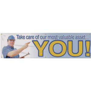 ACCUFORM SIGNS MBR841 Banner „Take Care Of Our“ 28 x 96 Zoll | AC4XJX 31A758