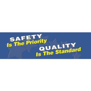 ACCUFORM SIGNS MBR866 Safety Record Signs 28in x 8ft. Vinyl | AF4NHD 9CZ22