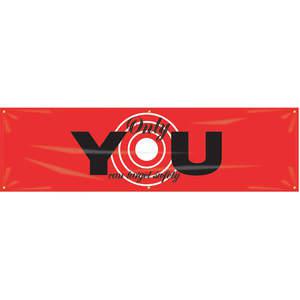 ACCUFORM SIGNS MBR934 Banner Only You Can Target 28 x 96 Zoll | AC4XGY 31A713