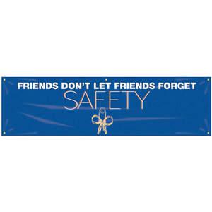 ACCUFORM SIGNS MBR948 Banner „Friends Don't Let“ 28 x 96 Zoll | AC4XHC 31A717