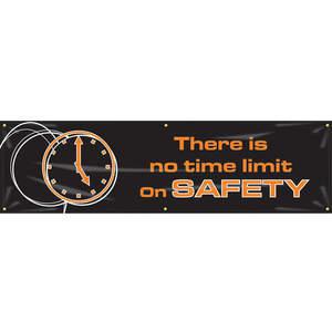 ACCUFORM SIGNS MBR973 Banner „There Is No Time“ 28 x 96 Zoll | AC4XHG 31A721