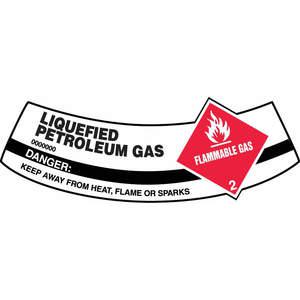 ACCUFORM SIGNS MCSLPER Cylinder Label 5-1/4 x 2 Inch Petroleum | AC6VCY 36J767