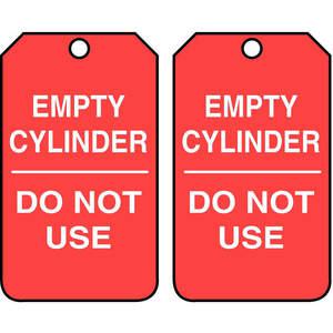 ACCUFORM SIGNS MGT202PTP Cylinder Tag 5-3/4 x 3-1/4 - Pack Of 25 | AD4TRV 43Z328