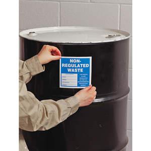 ACCUFORM SIGNS MHZW14PSC Non Regulated Waste Label 6 Inch Width - Pack Of 100 | AF6ACQ 9TZ15