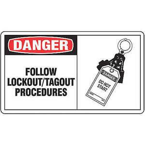 ACCUFORM SIGNS LLKT003VSP Safety Label Information 3-1/2 Inch H Pk5 | AF4FMT 8UUZ9
