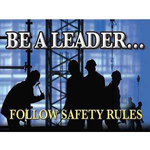 ACCUFORM SIGNS PST113 Poster Be A Leader 18 x 24 Zoll | AC4WYD 31A044