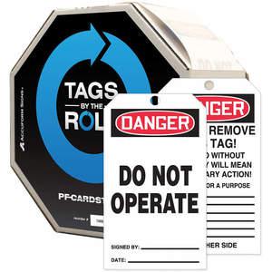 ACCUFORM SIGNS TAR121 Gefahrenetikett 6-1/4 x 3 Zoll Karton – Packung mit 250 Stück | AD2VZY 3VAY4
