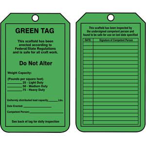 ACCUFORM SIGNS TRS209PTP Status Alert Tag 5-3/4 x 3-1/4 - Pack Of 25 | AD4TQA 43Z264