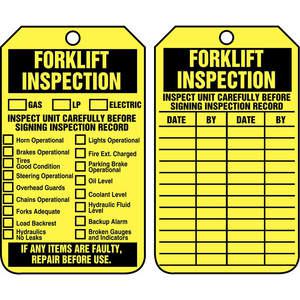 ACCUFORM SIGNS TRS305CTP Inspection Tag 5-3/4 x 3-1/4 - Pack Of 25 | AD4TQT 43Z289