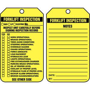 ACCUFORM SIGNS TRS336CTP Inspection Tag 5-3/4 x 3-1/4 - Pack Of 25 | AD4TQQ 43Z286