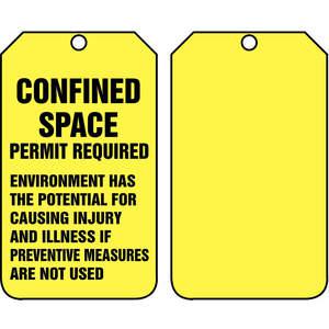 ACCUFORM SIGNS TSS822CTP Permit Tag 5-3/4 x 3-1/4 - Pack Of 25 | AD4TRK 43Z314