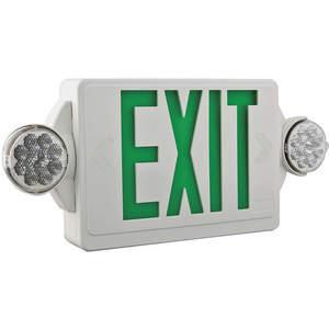 ACUITY LITHONIA LHQM LED G Exit Sign With Emergency Lights 3w Green | AE2RHN 4ZDA8
