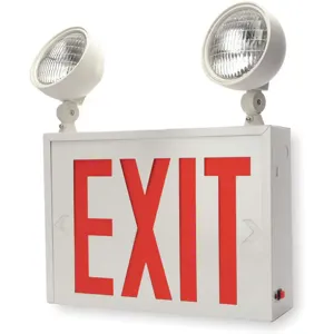 ACUITY LITHONIA LHXNY W 1 R Exit Sign With Emergency Lights 12.7w Red | AC3YEX 2XLF9