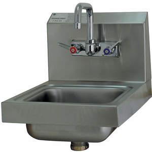 ADVANCE TABCO 7-PS-23 Hand Sink With Faucet 16 Inch Length 12 Inch Width | AC9YQF 3LMR5