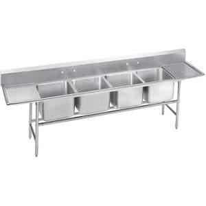 ADVANCE TABCO 9-44-96-24RL Scullery Sink With Drainboards 154 Inch Length | AF4QYX 9GD12