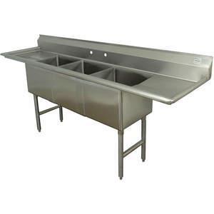 ADVANCE TABCO FC-3-1620-18RL-X Scullery Sink Without Faucet 84 Inch Length | AA3TAP 11U375