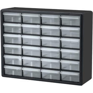 AKRO-MILS 10124 Plastic Storage Cabinet, 24 Drawers | AF4LQE 9AGY9