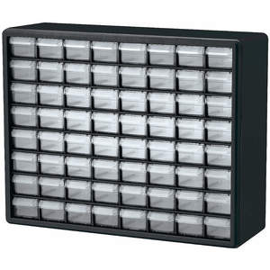 AKRO-MILS 10164 Plastic Storage Cabinet, 64 Drawers | AC8HYT 3AJ39