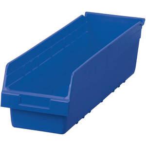 AKRO-MILS 30094BLUE Shelf Bin, 23-5/8 Inch Length, 6-5/8 Inch Width, 6 Inch Height, Blue | AA2EKQ 10F120