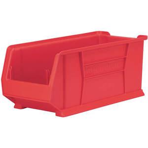 AKRO-MILS 30286RED Super Size Bin, 23-7/8 Inch Length, 11 Inch Width, 7 Inch Height, Red | AD8VQT 4MXK3