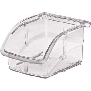 AKRO-MILS 305A1 Hang And Stack Bin, 5-3/8 Inch Length, 4-1/8 Inch Width, 3-1/4 Inch Height, Clear | AE8XMR 6GDL3