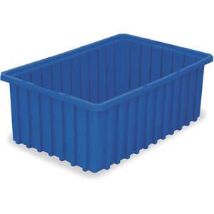 AKRO-MILS 33168BLUE Plastic Divider Box, 16-1/2 Inch Length, 10-7/8 Inch Width, 8 Inch Height, Blue | AC3DYM 2RV41