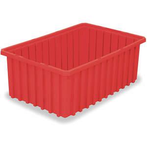 AKRO-MILS 33164RED Divider Box, 16-1/2 Inch Length, 10-7/8 Inch Width, 4 Inch Height, Red | AC3DYJ 2RV38