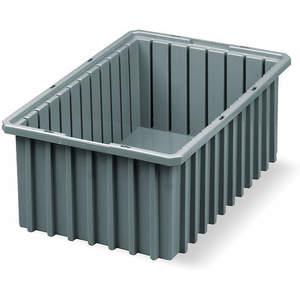AKRO-MILS 33168GREY Divider Box, 16-1/2 Inch Length, 10-7/8 Inch Width, 8 Inch Height, Gray, Shelved | AD9ZNT 4W027