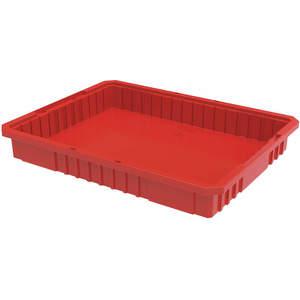 AKRO-MILS 33223RED Divider Box, 22-1/2 Inch Length, 17-3/8 Inch Width, 3-1/8 Inch Height, Red | AA2ADQ 10A118