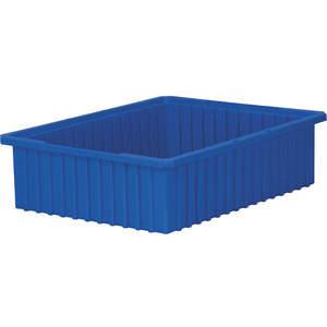 AKRO-MILS 33226BLUE Divider Box, 22-3/8 Inch Length, 17-3/8 Inch Width, 6 Inch Height, Blue | AC3DYU 2RV47