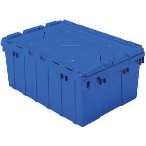 AKRO-MILS 39085BLUE Attached Lid Container, 8.5 Gallon, 21-1/2 Inch Length, 9 Inch Height, Blue | AE4JRF 5LA32
