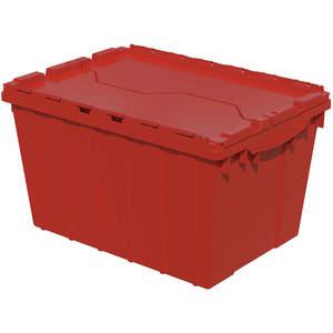 AKRO-MILS 39120RED Attached Lid Container, 12 Gallon, 21-1/2 Inch Length, 12-1/2 Inch Height, Red | AA8DWU 18C525