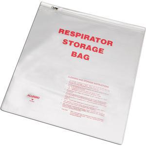 ALLEGRO SAFETY 2000 Respirator Storage Bag, With ZipPer, 14 x 16 Inch Size | AG8EXQ