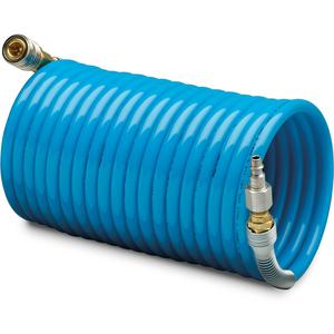 ALLEGRO SAFETY 9101-25CB Hochdruck-Luftleitungsschlauch, 25 Fuß Größe, 185 PSI, blau | AG8FDV
