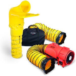 ALLEGRO SAFETY 9520-46M DC Plastic Blower System, With 12 Inch MVP | AG8FQD 32MZ77