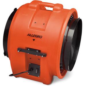 ALLEGRO SAFETY 9556 Axial DC Plastic Blower, 12V, 16 Inch Dia. | CD4UUP