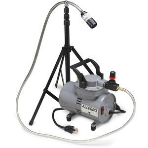 ALLEGRO SAFETY 9805-88 Diaphragm Sampling Pump, Without Stand, 1/8 Hp, 115 VAC | AG8GBJ